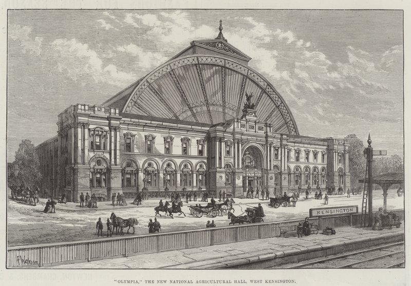 Olympia, a New National Agricultural Hall, West Kensington alkotó: Frank Watkins