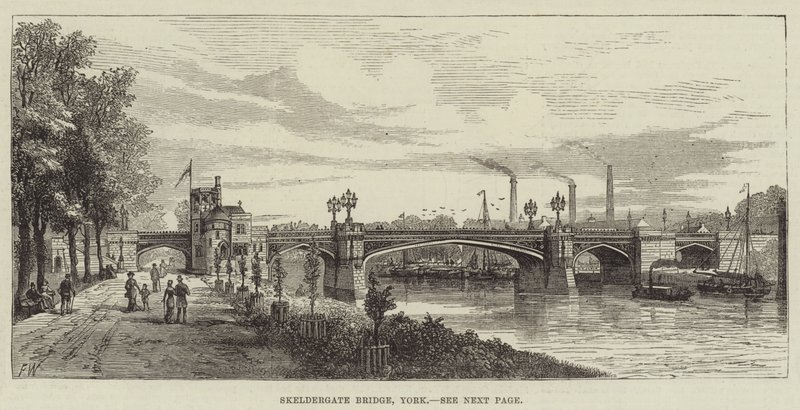 Skeldergate híd, York alkotó: Frank Watkins