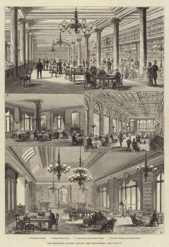 A Grosvenor Gallery Library, New Bond-Street alkotó: Frank Watkins