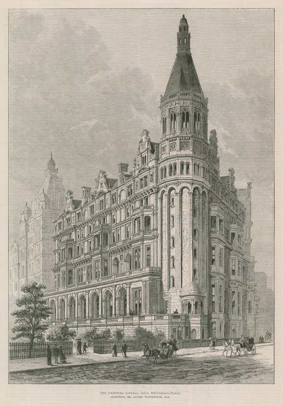 Nemzeti Liberális Klub, Whitehall Place alkotó: Frank Watkins