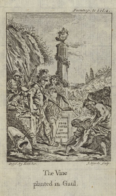 A Galliában ültetett szőlő alkotó: François Boucher