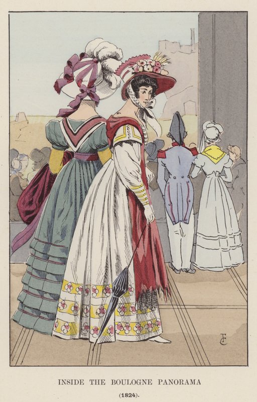 A Boulogne-i panoráma belsejében, 1824 alkotó: François Courboin