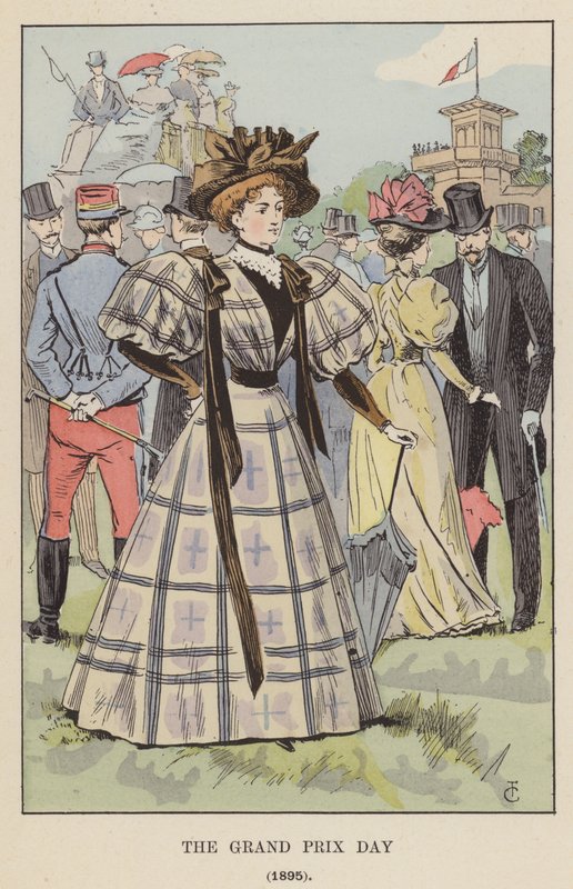 A Grand Prix napja, 1895 alkotó: François Courboin
