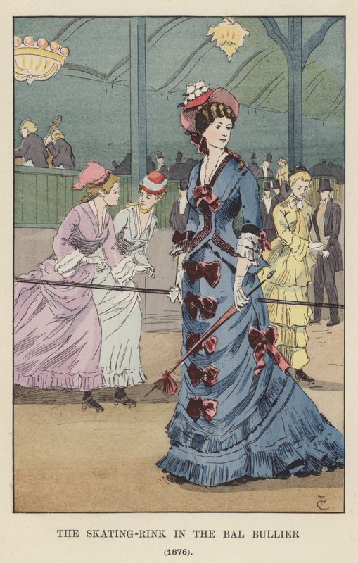 A korcsolyapálya a Bal Bullierben, 1876 alkotó: François Courboin