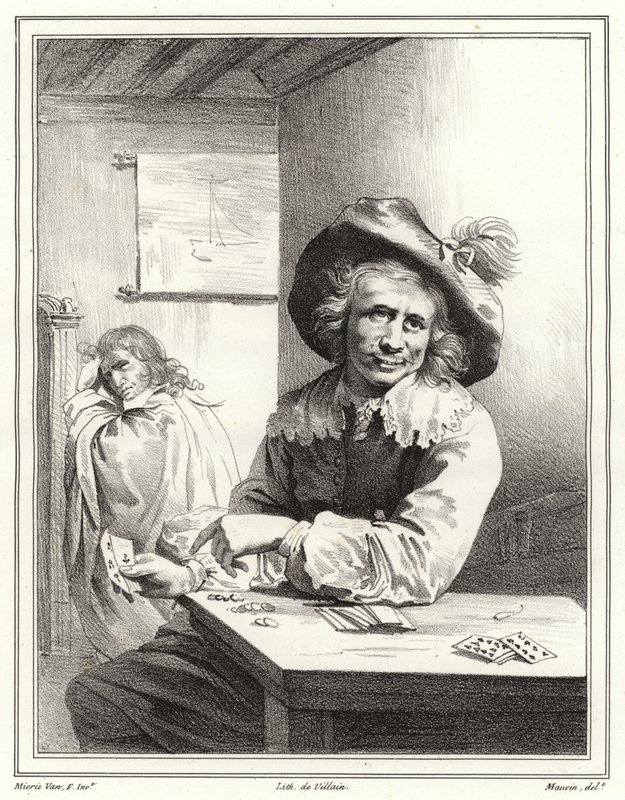 The Card Player  alkotó: Frans van Mieris