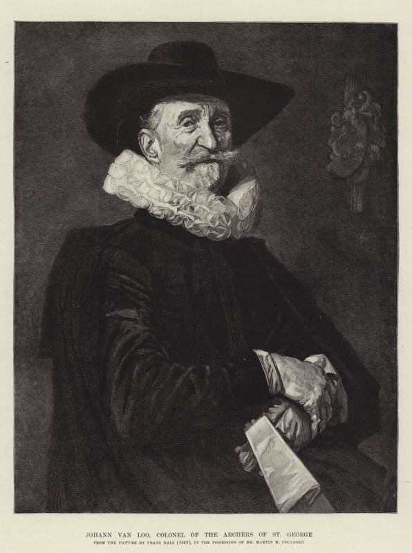 Johann van Loo, a Szent György Íjászok ezredese alkotó: Frans Hals