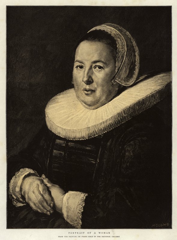 Női portré alkotó: Frans Hals