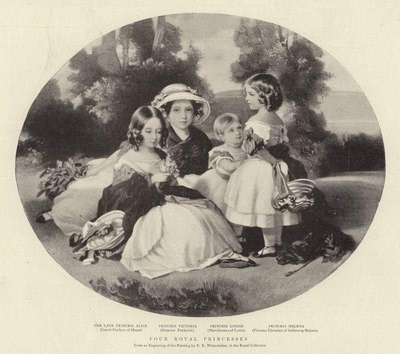 Négy királyi kalózlány alkotó: Franz Xaver Winterhalter