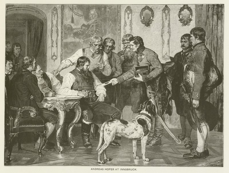Andreas Hofer Innsbruckban alkotó: Franz Defregger