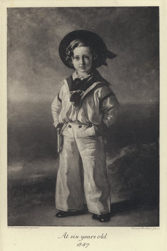 VII. Edward király gyermekként, hat évesen alkotó: Franz Xaver  Winterhalter (after)