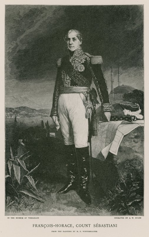 Horace Francois Bastien Sebastiani de La Porta alkotó: Franz Xaver Winterhalter