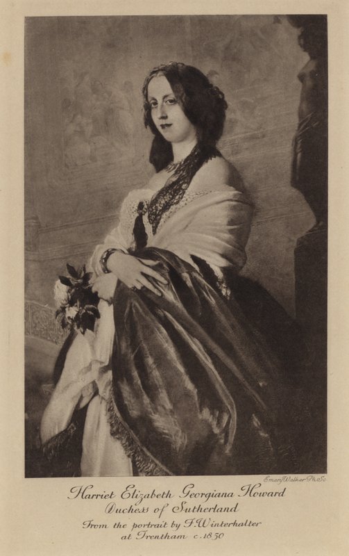 Lady Harriet Elizabeth Georgiana Howard (mélynyomás) alkotó: Franz Xaver Winterhalter