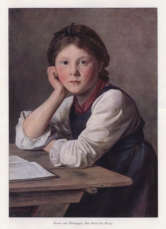 A hegyek gyermeke alkotó: Franz von Defregger