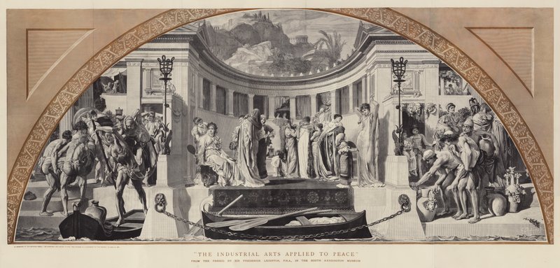 Az Iparművészet a békére vonatkozott alkotó: Frederic Leighton