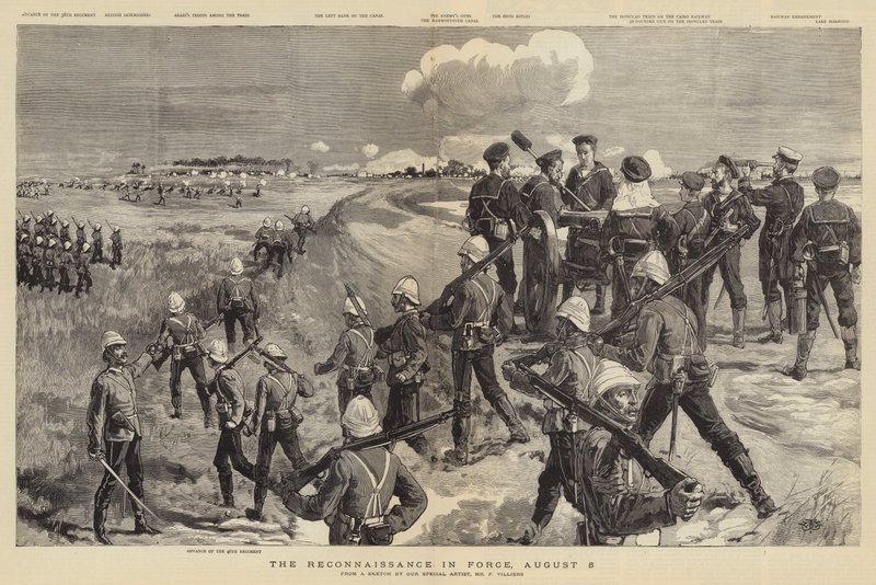 The Reconnaissance in Force, augusztus 8 alkotó: Frederic Villiers