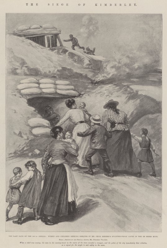 Kimberley ostroma alkotó: Frederic Villiers