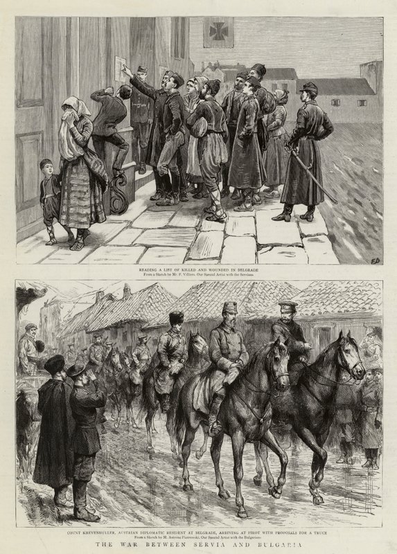 Szerbia és Bulgária háborúja alkotó: Frederic Villiers