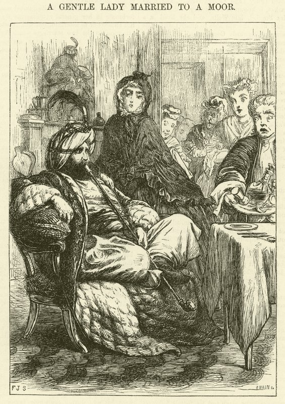 Egy szelíd hölgy egy mórhoz házasodott (metszet) alkotó: Frederic James Shields