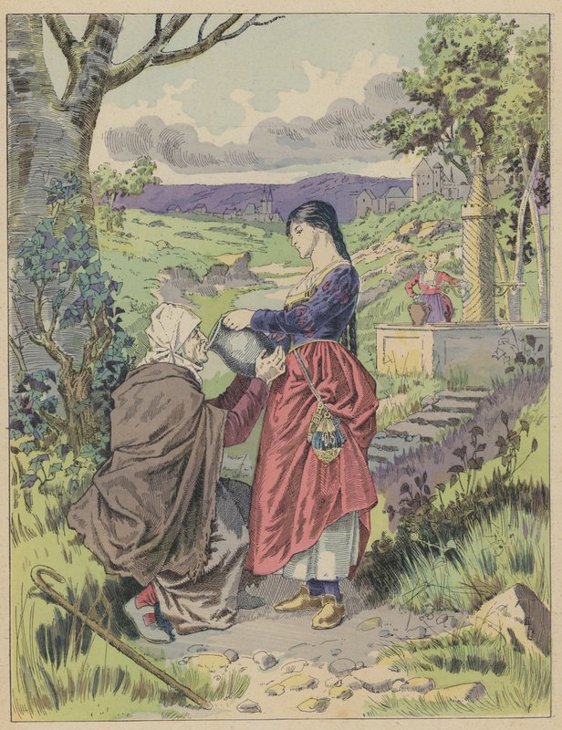 Les Fees, The Fairies (színes litó) alkotó: Frederic Theodore (after) Lix