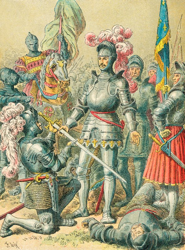 I. Ferenc király a páviai csatában alkotó: Frederic Theodore Lix