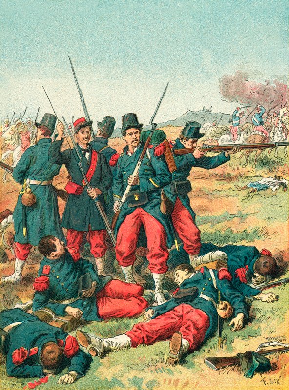 Blandan őrmester alkotó: Frederic Theodore Lix