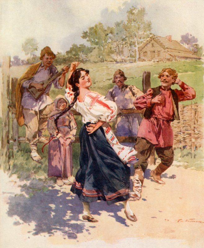 Tánc Kis-Oroszországban alkotó: Frederic de Haenen