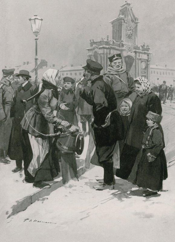 Sóhering utcai árusa alkotó: Frederic de Haenen