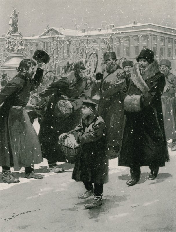A Nevsky Prospect kocsisai alkotó: Frederic de Haenen