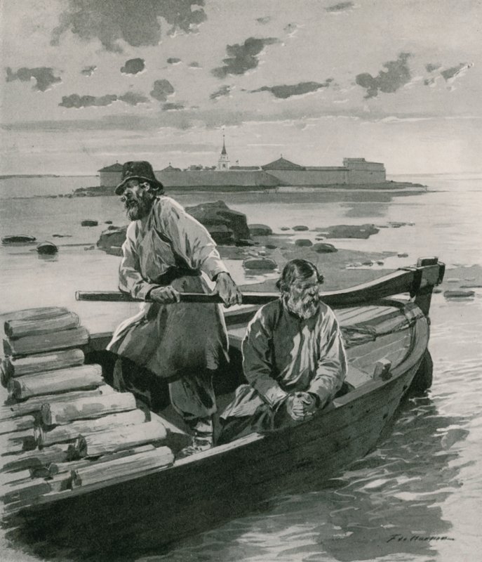 Várerőd, a Ladoga-tónál alkotó: Frederic de Haenen