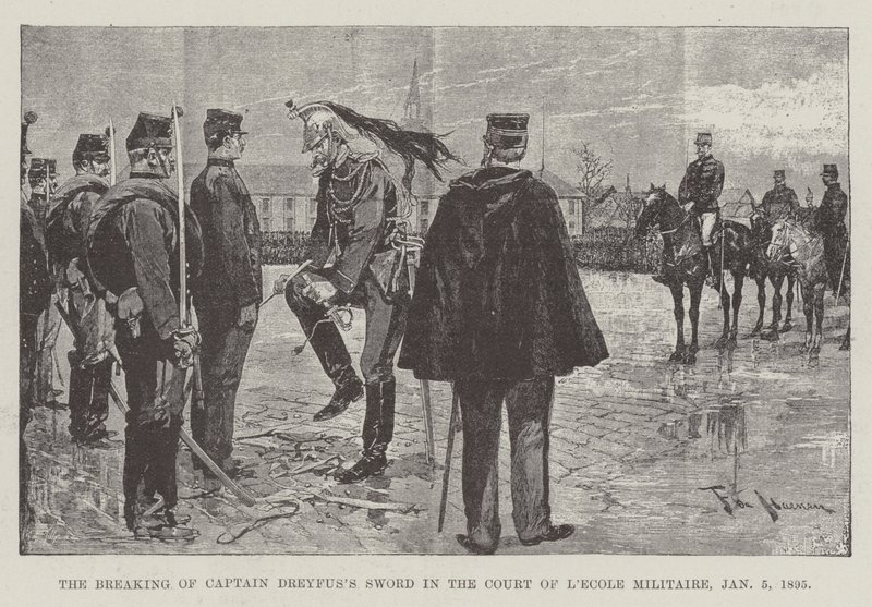 Dreyfus kapitány kardtörése a L
