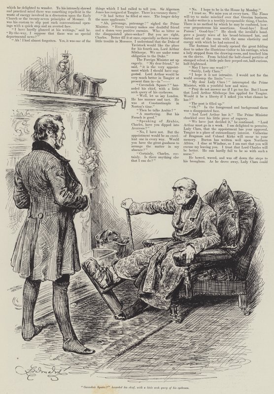 A Diplomácia kérdése, Arthur Conan Doyle alkotó: Frederick Barnard