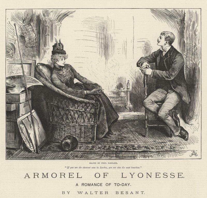 A lyonessei armorel, A mai romantika, Walter Besant alkotó: Frederick Barnard