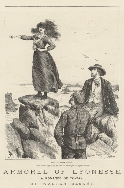 Armorel of Lyonesse, Egy mai románc, írta Walter Besant alkotó: Frederick Barnard
