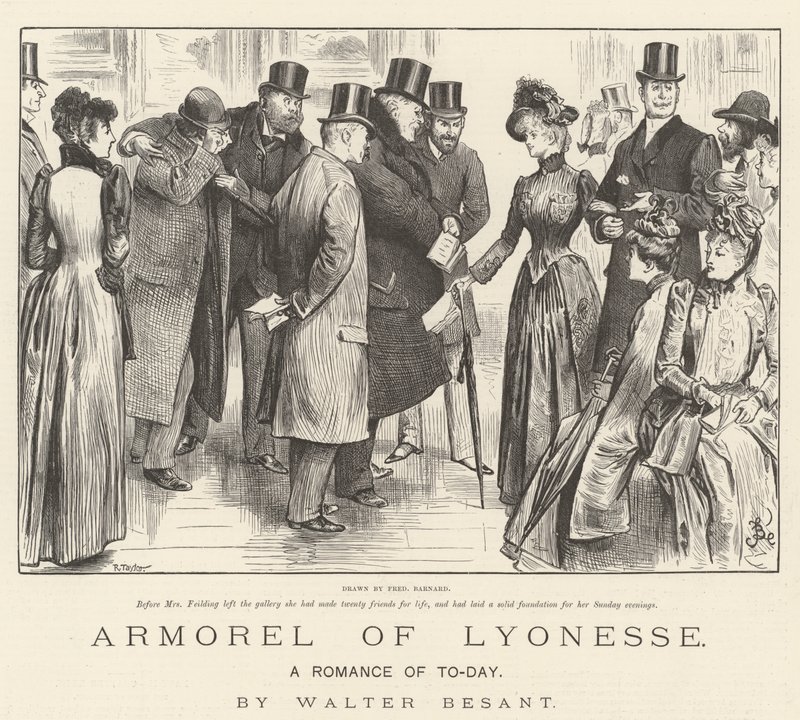 Armorel of Lyonesse, Egy mai románc, írta Walter Besant alkotó: Frederick Barnard