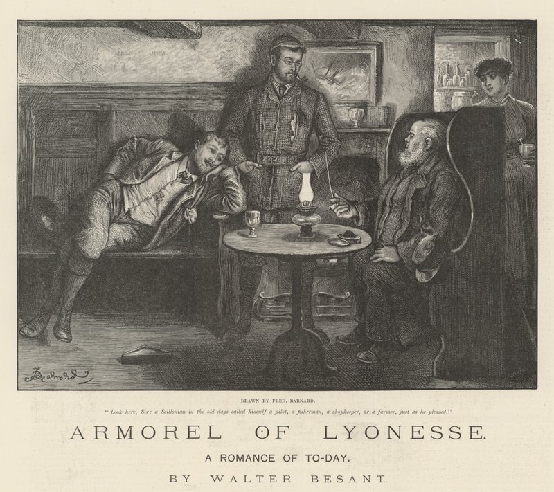 A lyonessei armorel, A mai romantika, Walter Besant alkotó: Frederick Barnard
