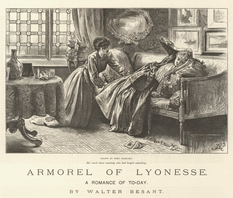 A lyonessei armorel, A mai romantika, Walter Besant alkotó: Frederick Barnard