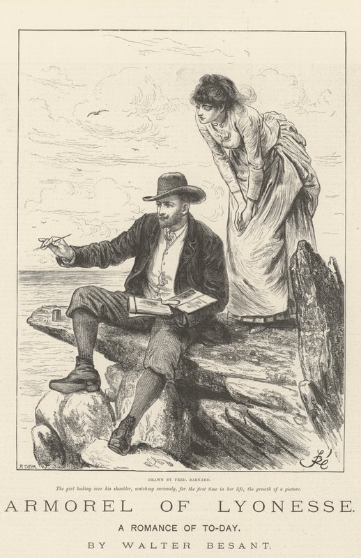 A lyonessei armorel, A mai romantika, Walter Besant alkotó: Frederick Barnard