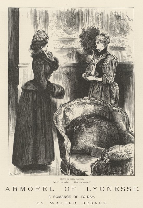 A lyonessei armorel, A mai romantika, Walter Besant alkotó: Frederick Barnard