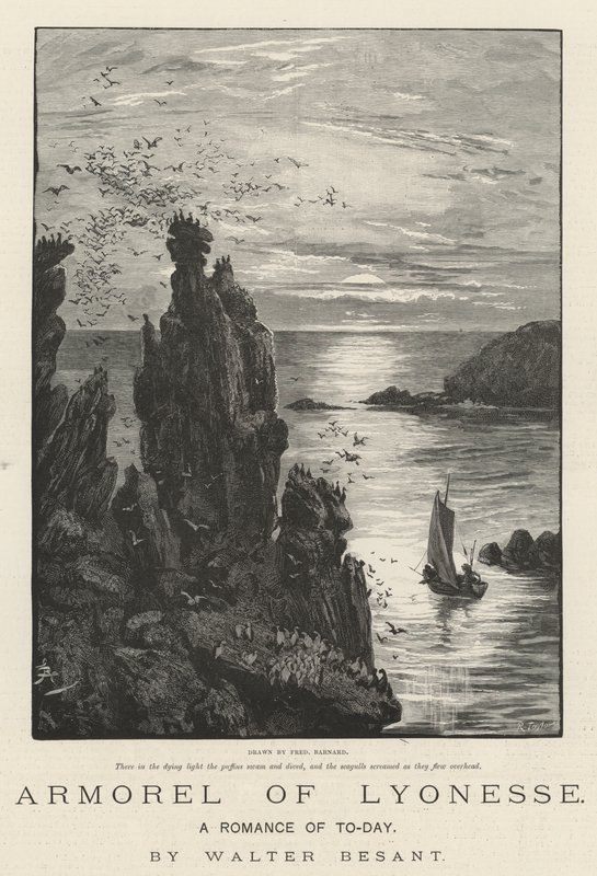 A lyonessei armorel, A mai romantika, Walter Besant alkotó: Frederick Barnard