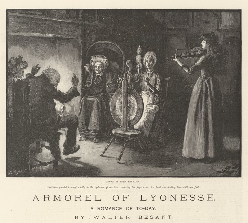 A lyonessei armorel, A mai romantika, Walter Besant alkotó: Frederick Barnard