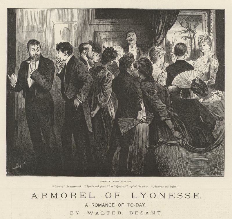 A lyonessei armorel, A mai romantika, Walter Besant alkotó: Frederick Barnard