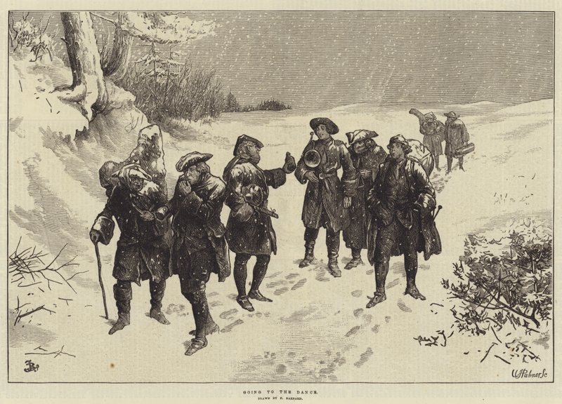 Menni a táncba alkotó: Frederick Barnard