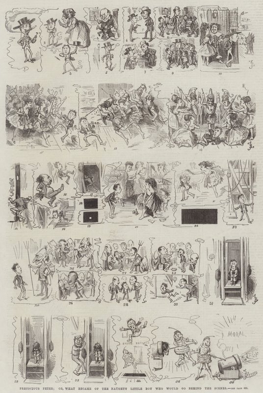 Koraérett Péter; vagy mi lett a Naughty Little Boy-val, aki bemegy a színfalak mögé alkotó: Frederick Barnard