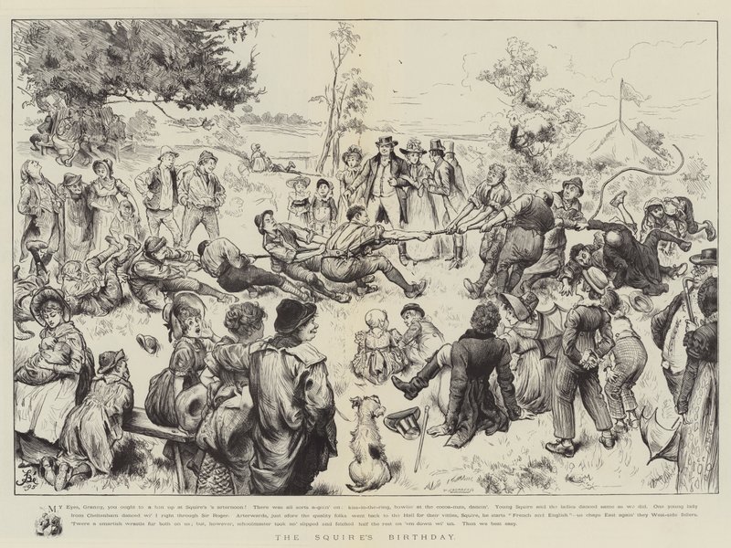 A Squire születésnapja alkotó: Frederick Barnard