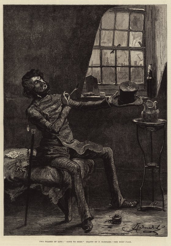 Az élet két fázisa, elvetett magok alkotó: Frederick Barnard