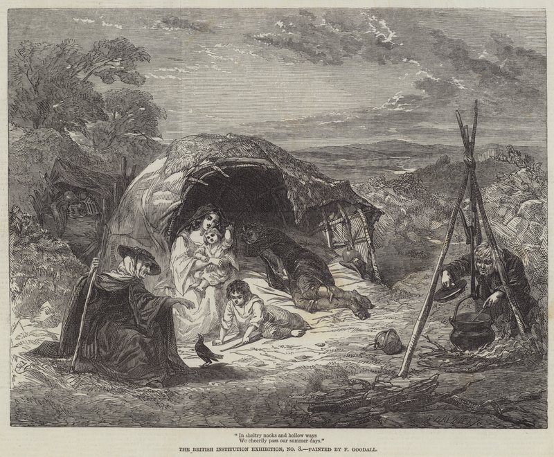 Menedékes zugokban és üreges utakon, Vidáman töltjük nyári napjainkat alkotó: Frederick Goodall