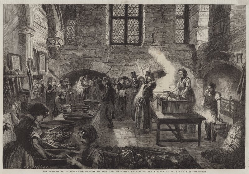 A szorongás Coventryben, Levesosztás a bajba jutott szövőknek a St Mary