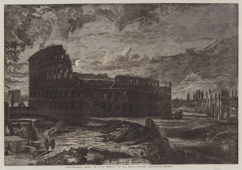 A Colosseum, Róma alkotó: Frederick Lee Bridell