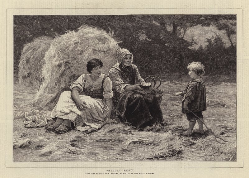 Déli pihenő alkotó: Frederick Morgan