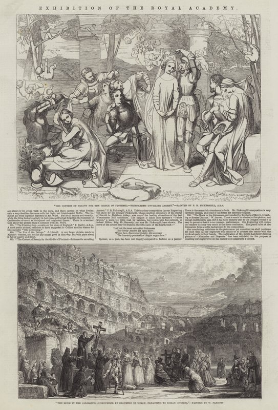 A Királyi Akadémia kiállítása alkotó: Frederick Richard Pickersgill